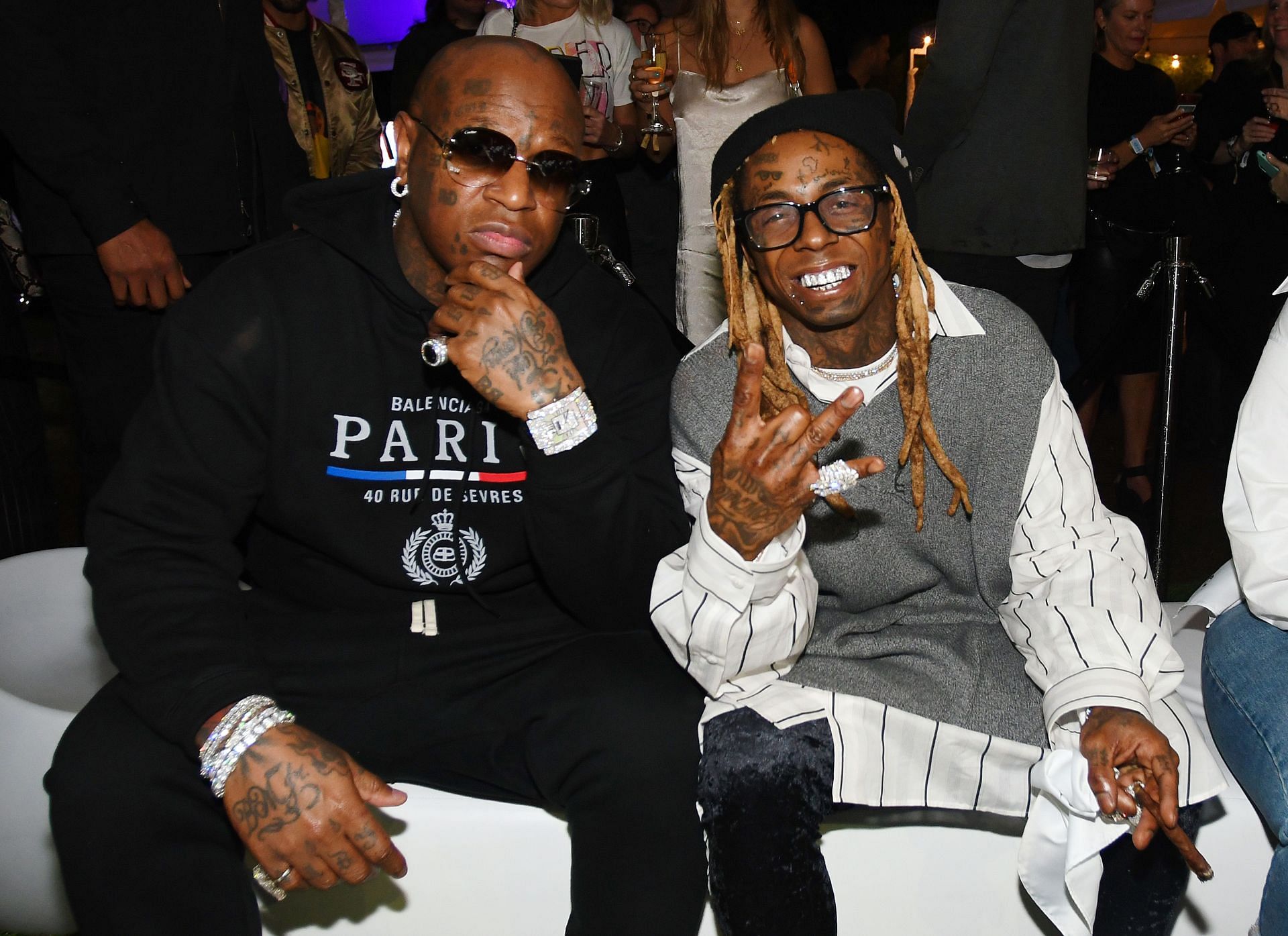Birdman and Lil Wayne as referenced on Kendrick Lamar&#039;s &#039;Euphoria&#039; (Photo by Gerardo Mora/Getty Images)