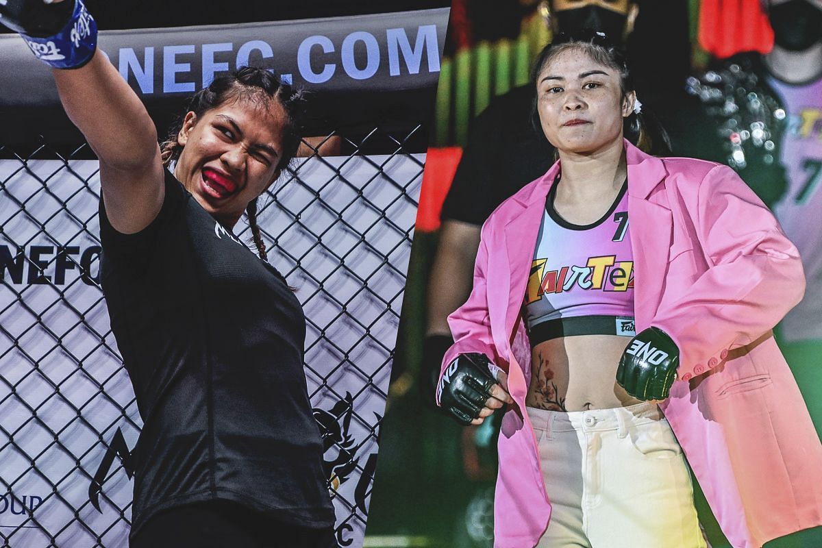 Denice Zamboanga (left) and Stamp (right) [Photos via: ONE Championship]