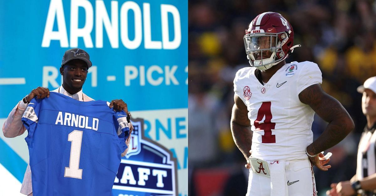 &ldquo;My boy&rdquo; &ldquo;Pop it&rdquo; - Alabama players hype up Detroit Lions&rsquo; Terrion Arnold&rsquo;s latest outfit check