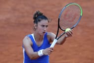 Sara Sorribes Tormo at the 2021 Italian Open.