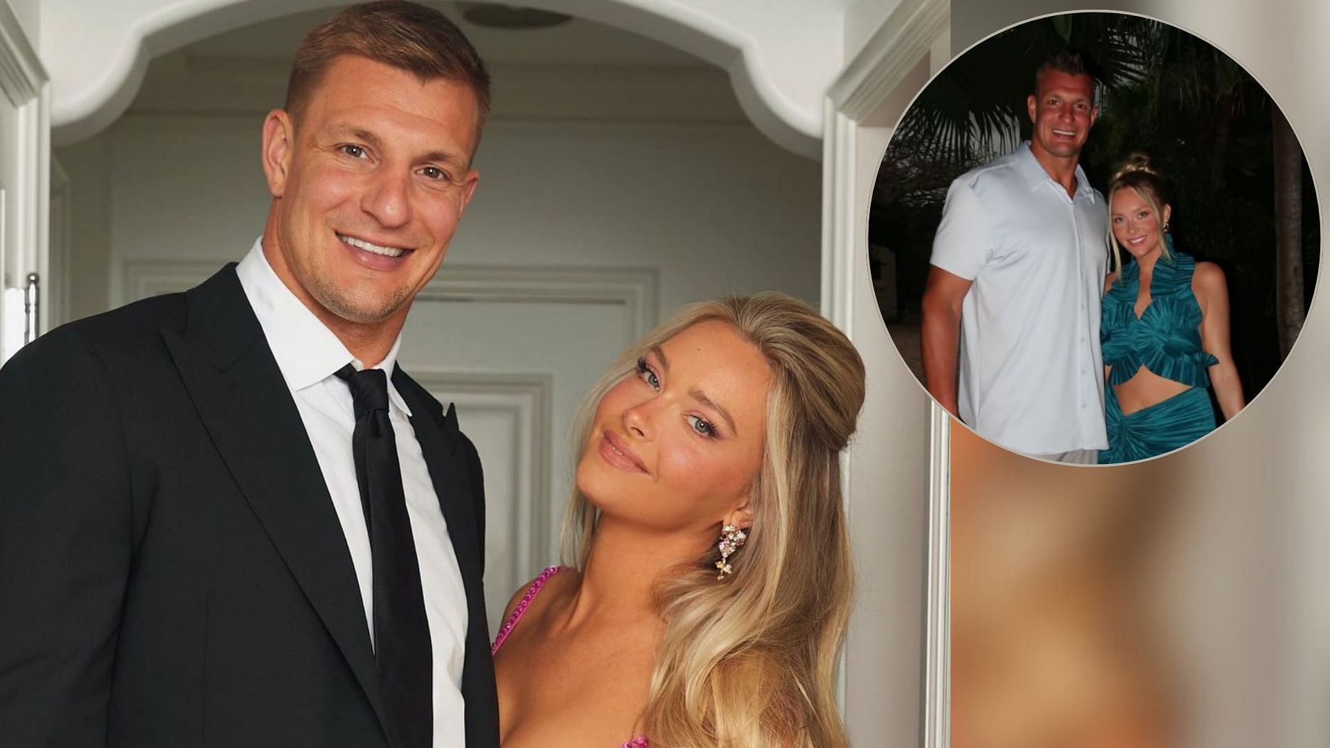 Rob Gronkowski jets off to the Caribbean with girlfriend Camille Kostek days after roasting Tom Brady for Netflix 