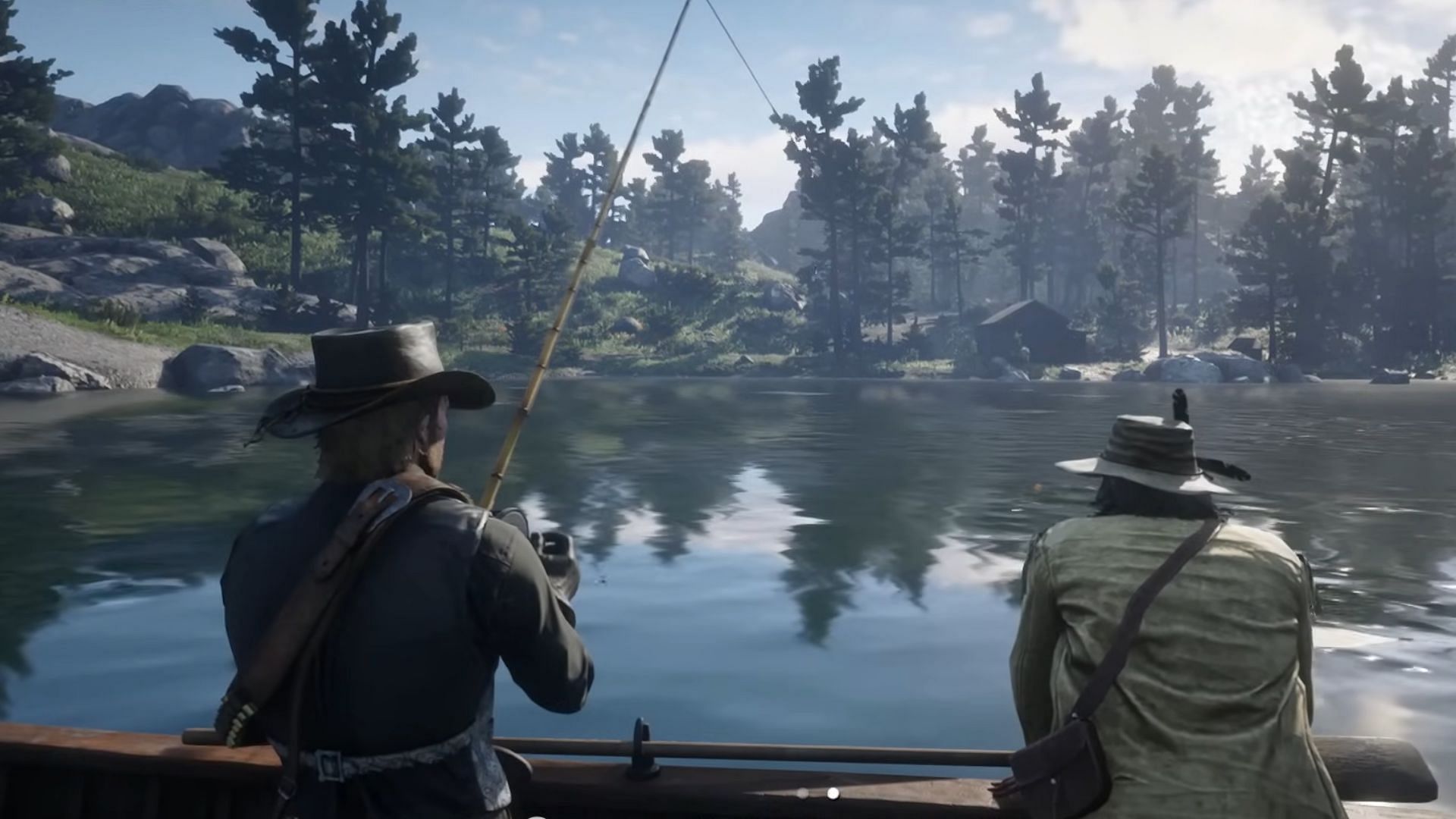 The Veteran is an interesting side quest in RDR 2 (Image via YoUTube/Fizhy)