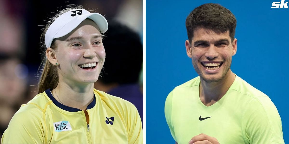 Elena Rybakina and Carlos Alcaraz cross paths at the Madrid Open