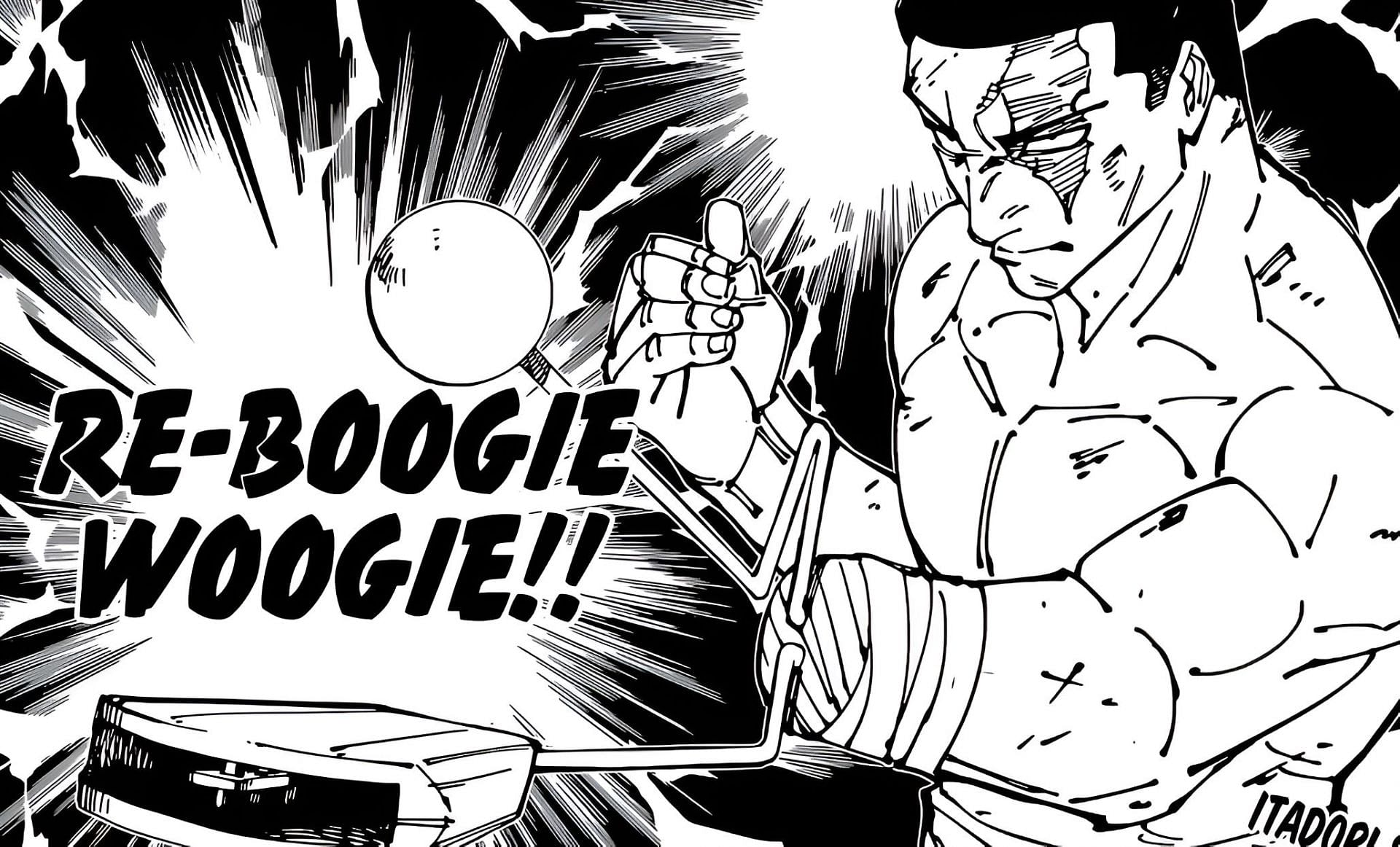 Todo using the re-Boogie Woogie (Image via Shueisha)