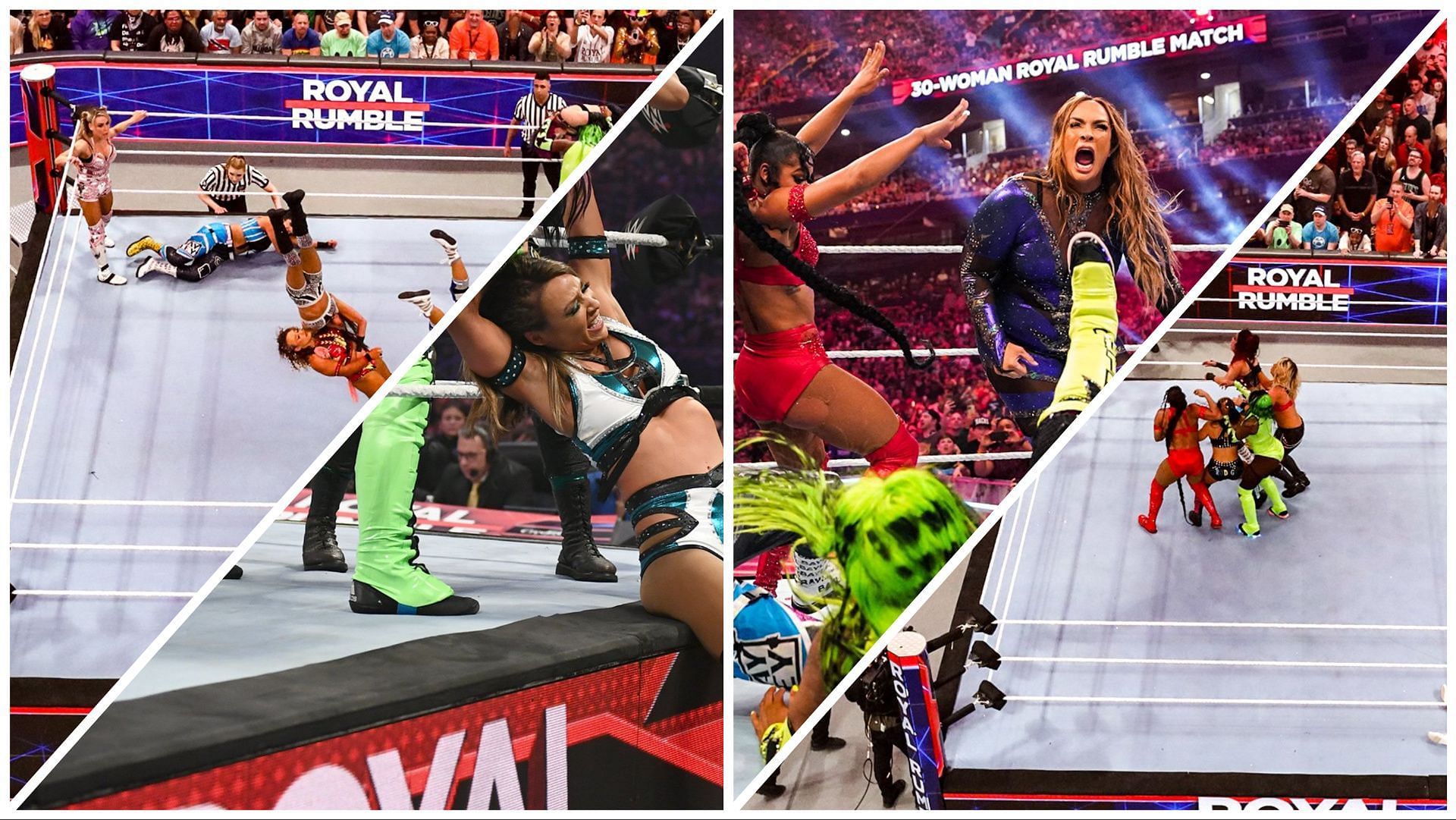 WWE Superstars compete in the Women