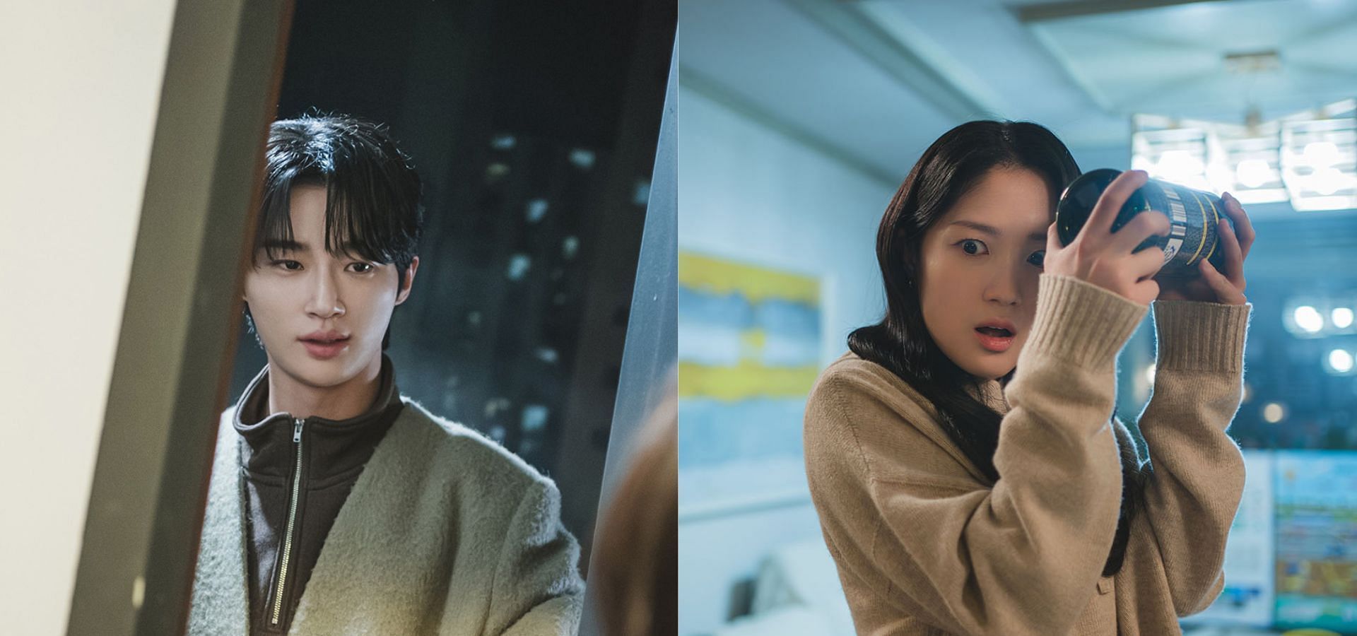 Lovely Runner preview images featuring Byeon Woo-seok &amp; Kim Hye-yoon (Images Via X/@cjndrama) 