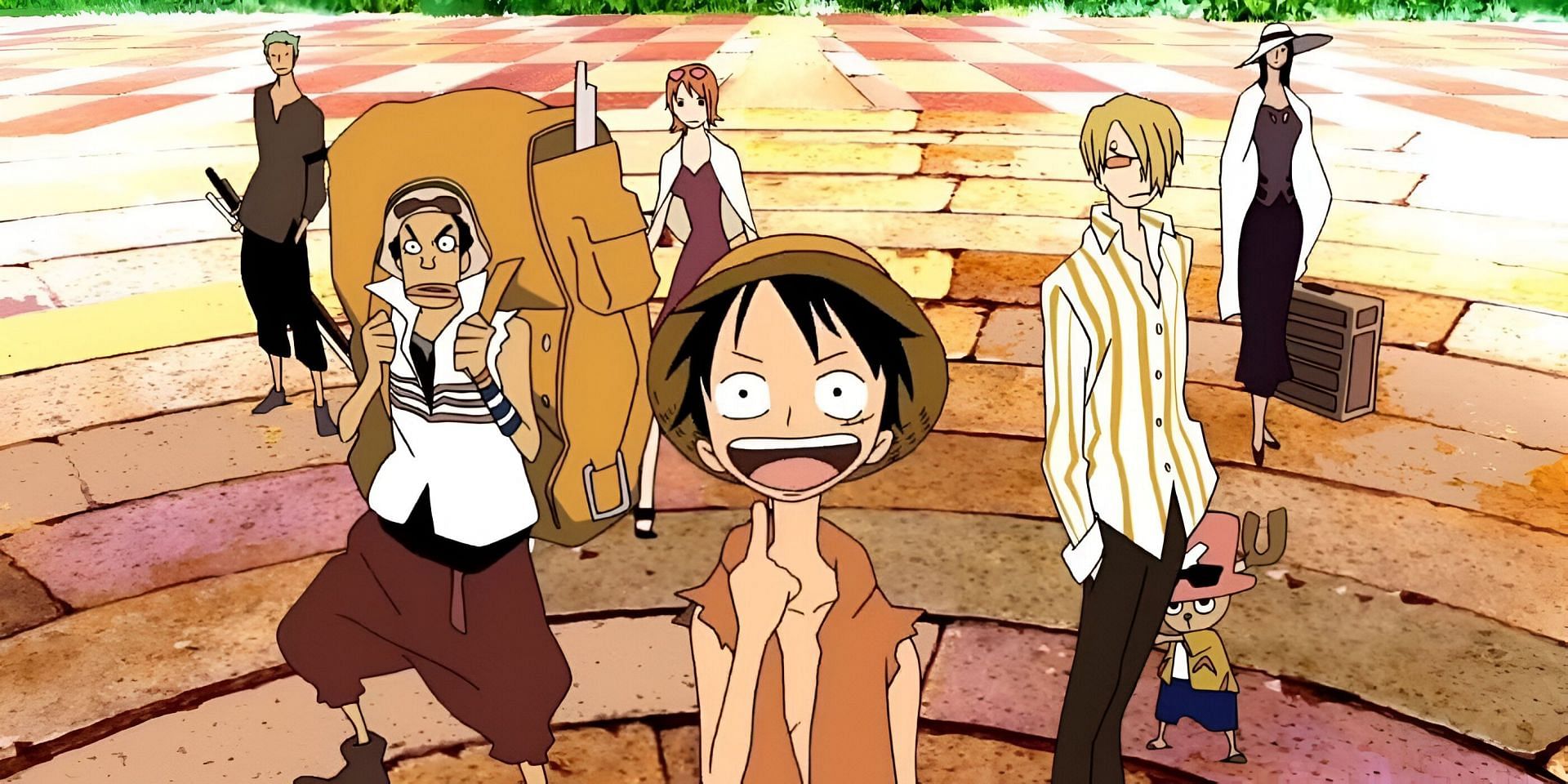 The Straw Hat Pirate crew as seen in the movie (Image via Toei Animation)