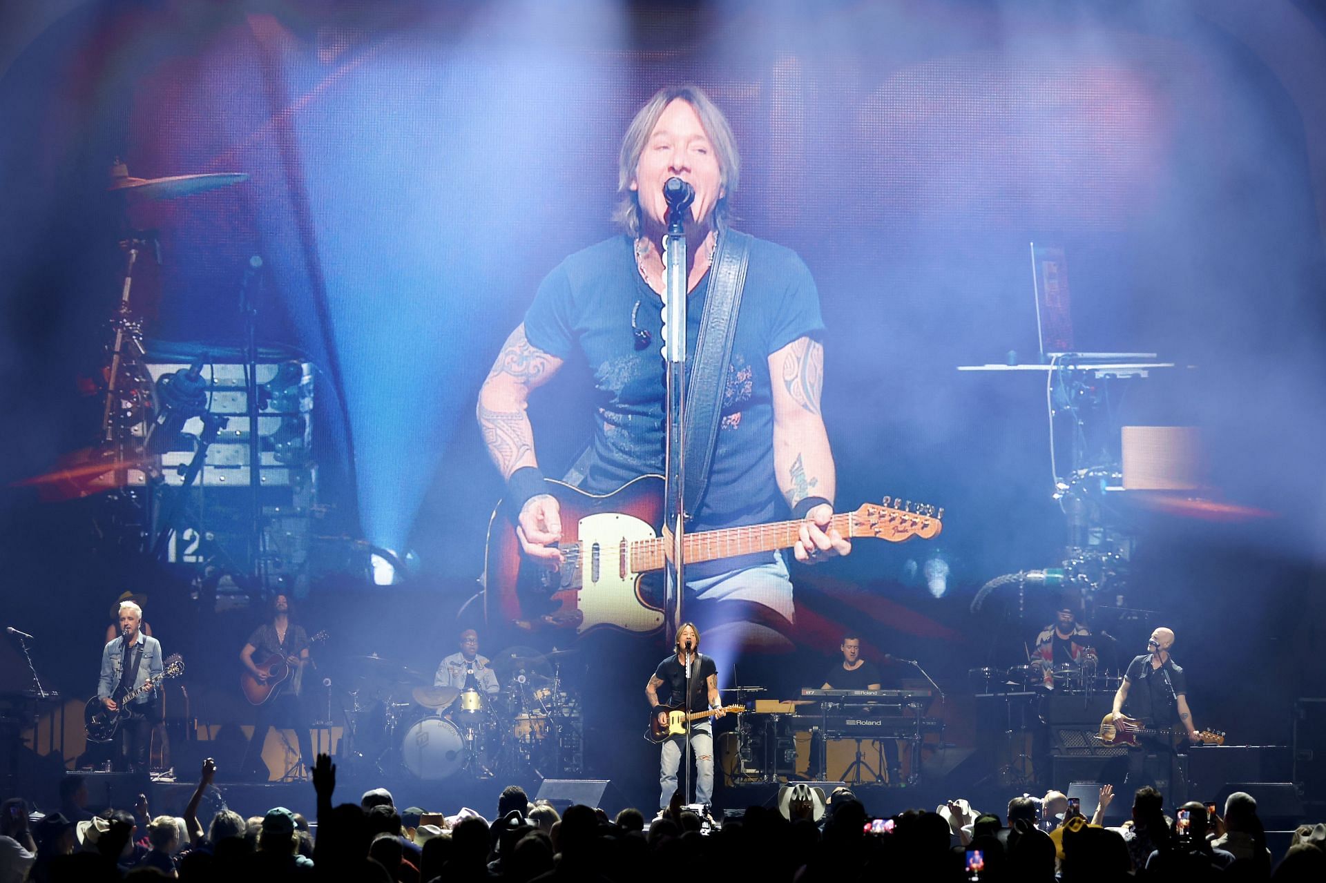 Keith Urban&rsquo;s &#039;High&#039; Las Vegas Residency highlights his upcoming studio album (Image via Rick Kern / Getty Images)