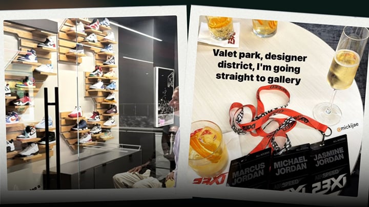 In Pictures: Marcus Jordan tours inside Michael Jordan-owned 23XI ...