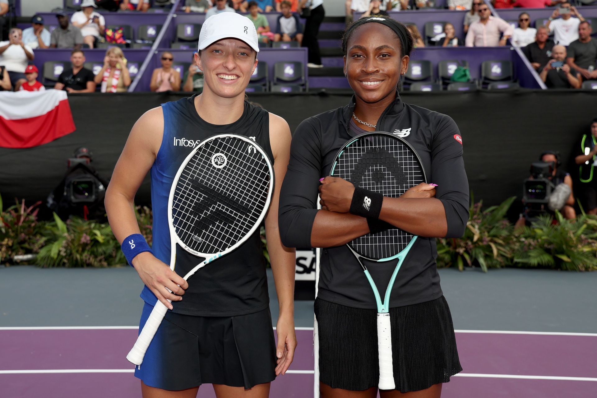 Iga Swiatek and Coco Gauff