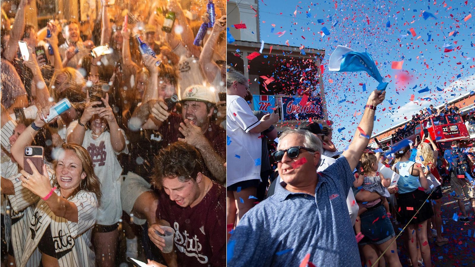 Mississippi State and Ole Miss fans each got to celebrate College World Series wins a year apart in 2021 and 2022.