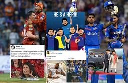 "Sky helped 8 other teams along with MI "- Top 10 funny memes after MI's dominant win in IPL 2024 clash vs SRH