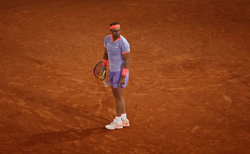 Rafael Nadal at the 2024 Mutua Madrid Open