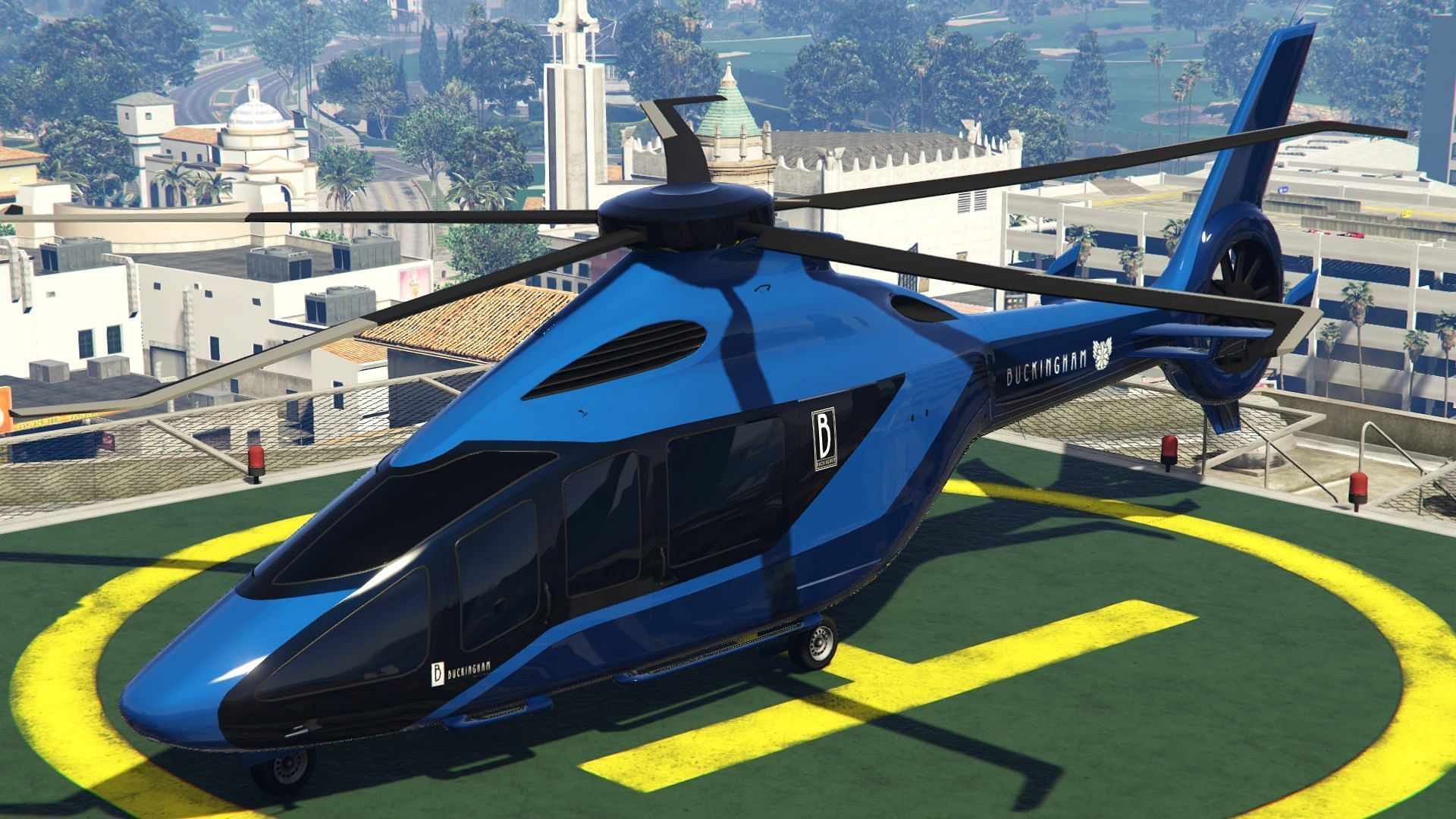 You can sit and relax in this helicopter and drink champagne (Image via Rockstar Games || GTA Wiki)