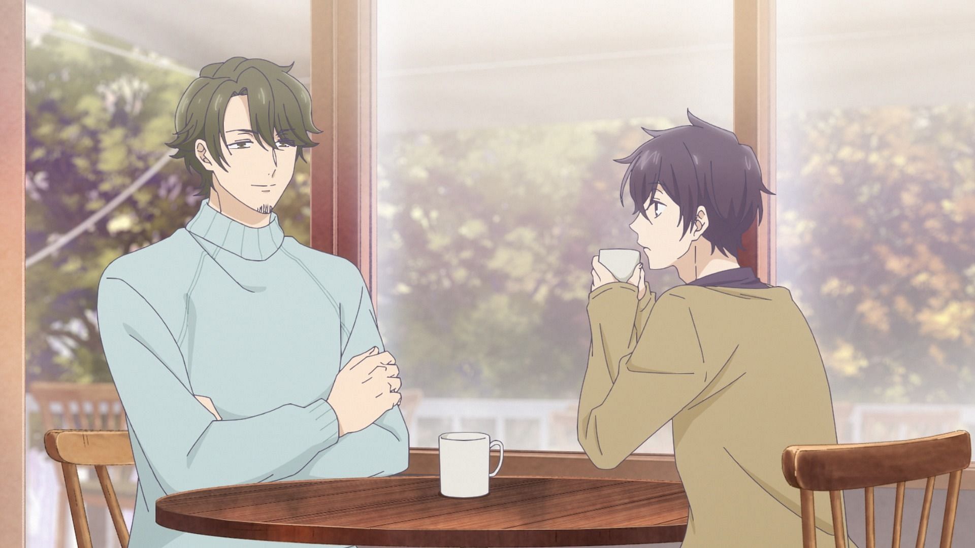 Matsuo and Yuuki as seen in Tadaima, Okaeri anime (Image via Studio DEEN)