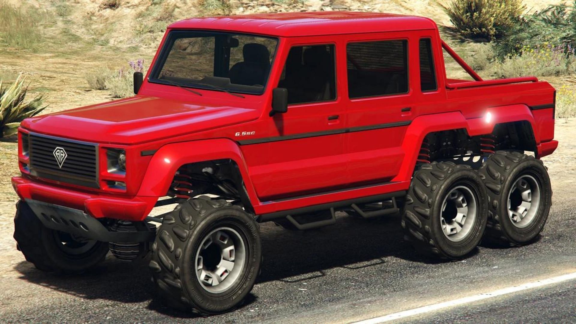 Here&#039;s what the Benefactor Dubsta 6x6 looks like in GTA Online (Image via GTA Wiki)
