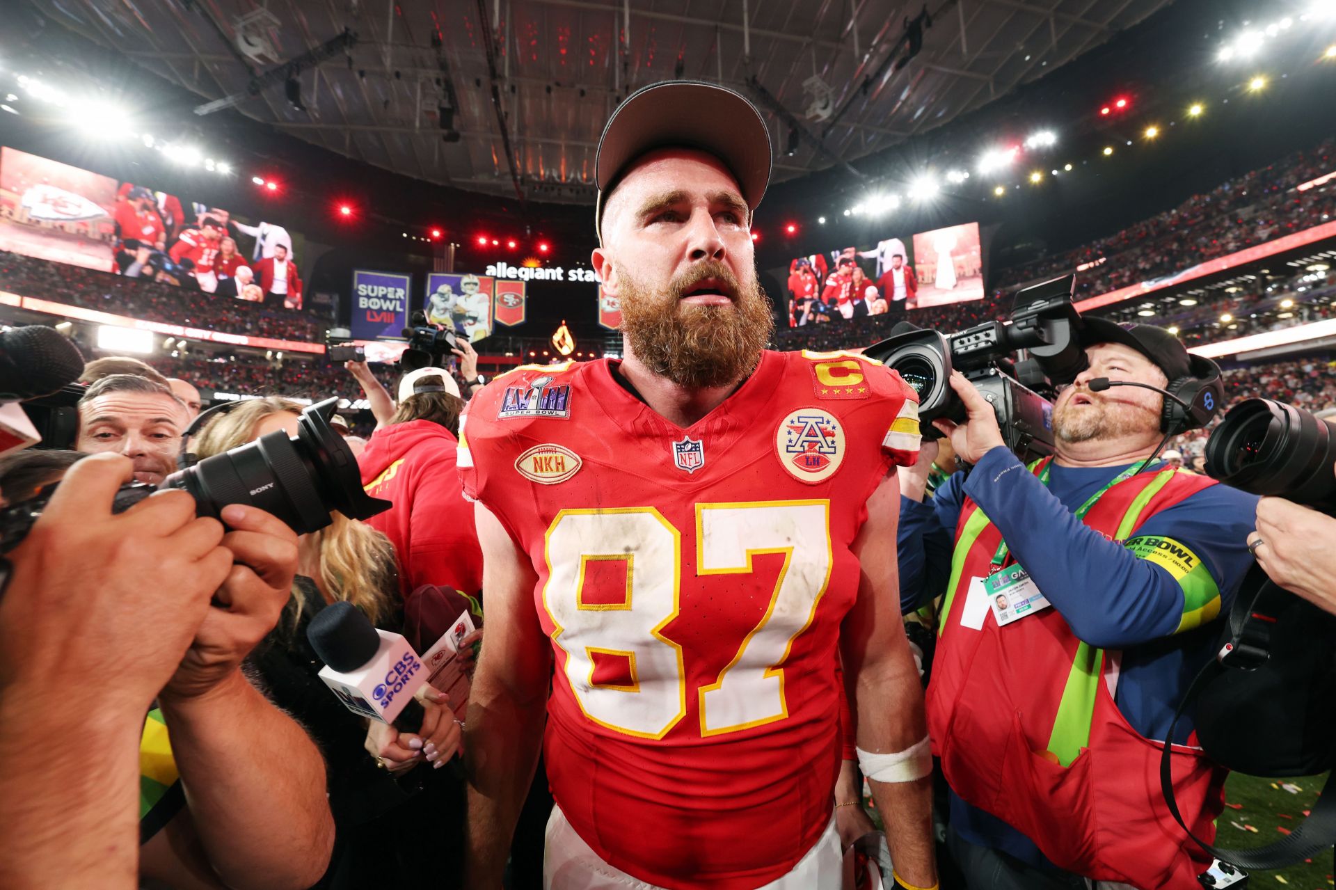 Travis Kelce: Super Bowl LVIII - San Francisco 49ers vs Kansas City Chiefs