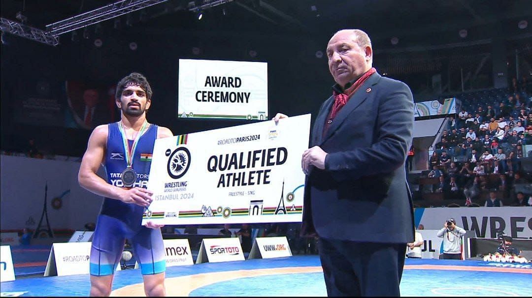 Aman Sehrawat first male wrestler to earn India a spot for