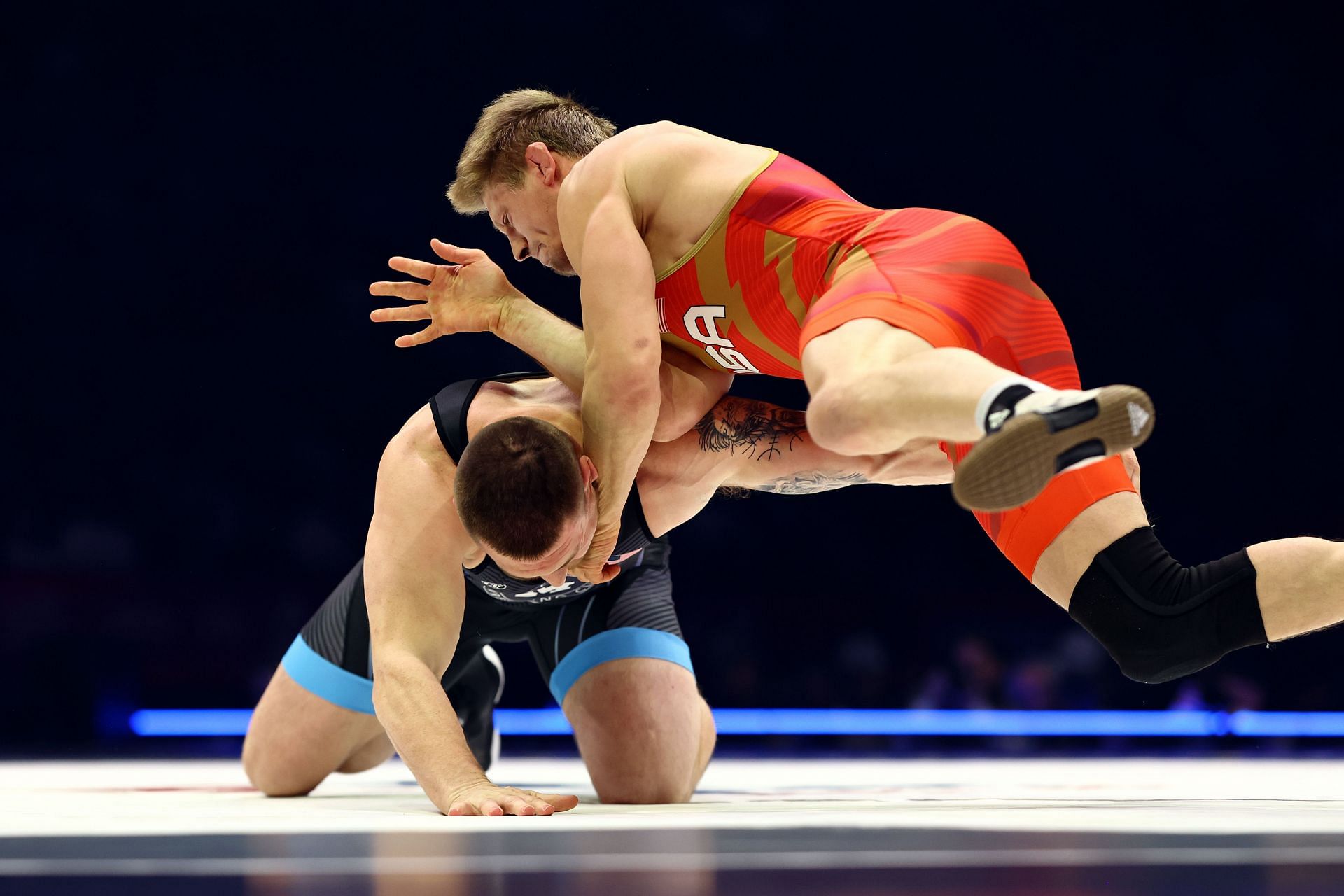 Parris (left) at the trials in Pennsylvania (photo: Getty)