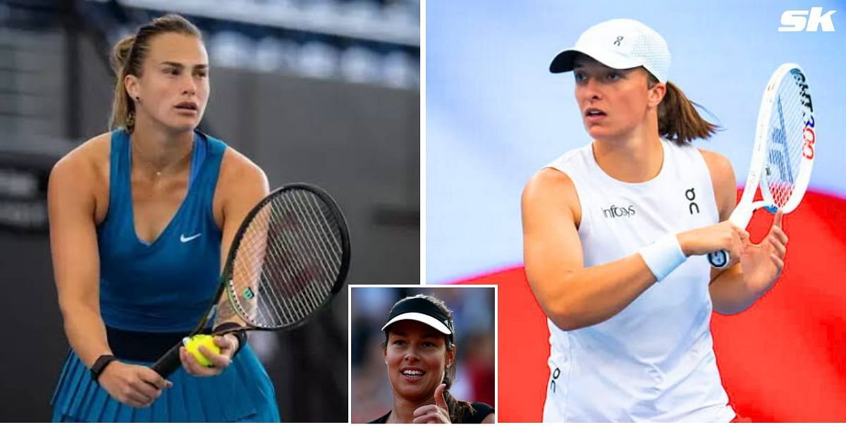 Iga Swiatek and Aryna Sabalenka,  Ana Ivanovic 