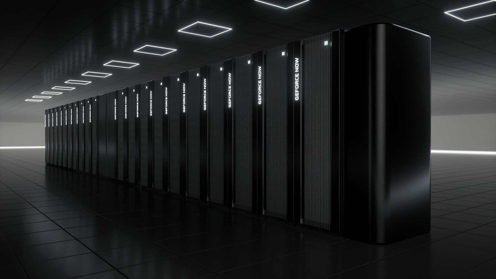 An Nvidia Geforce Now cloud gaming server room (Image via Nvidia)