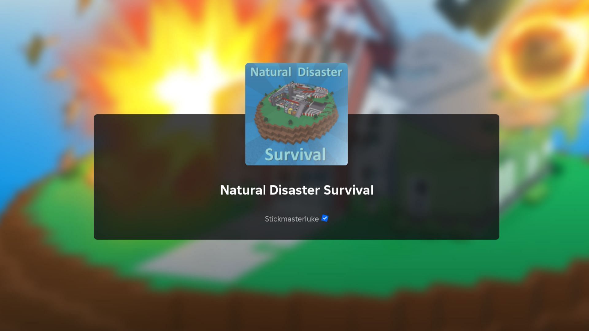 Natural Disaster Survival offers a different experience than other Obby games (Image via Roblox || Sportskeeda)