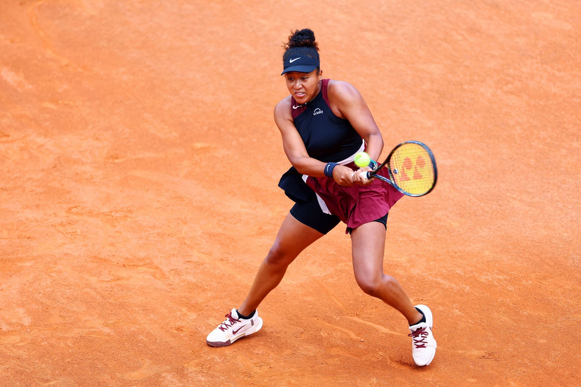 Naomi Osaka at the 2024 Italian Open.