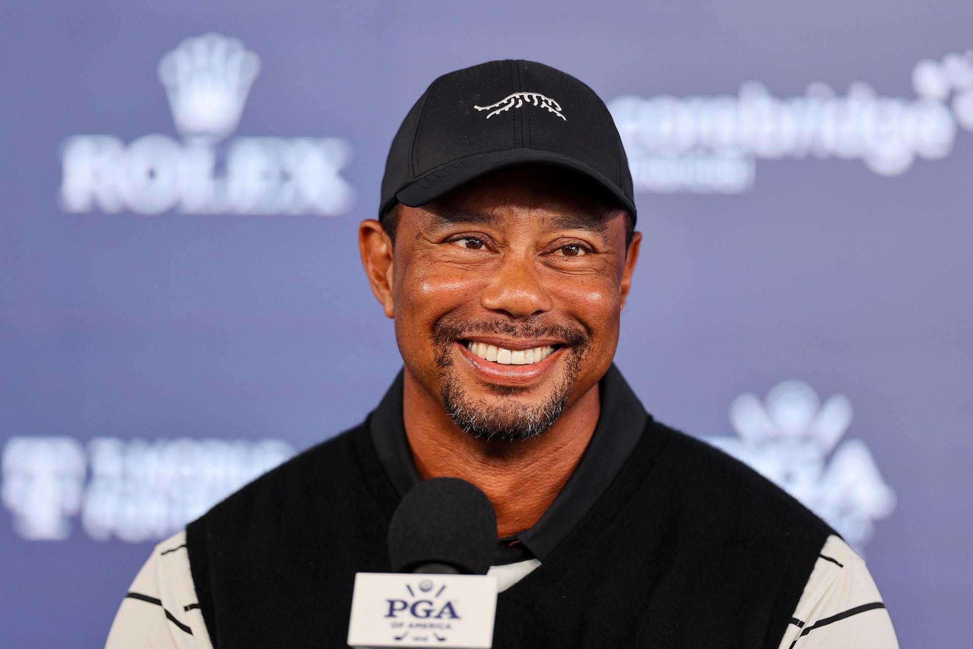 "I'm definitely lazy" Tiger Woods' reason behind sporting a goatee at