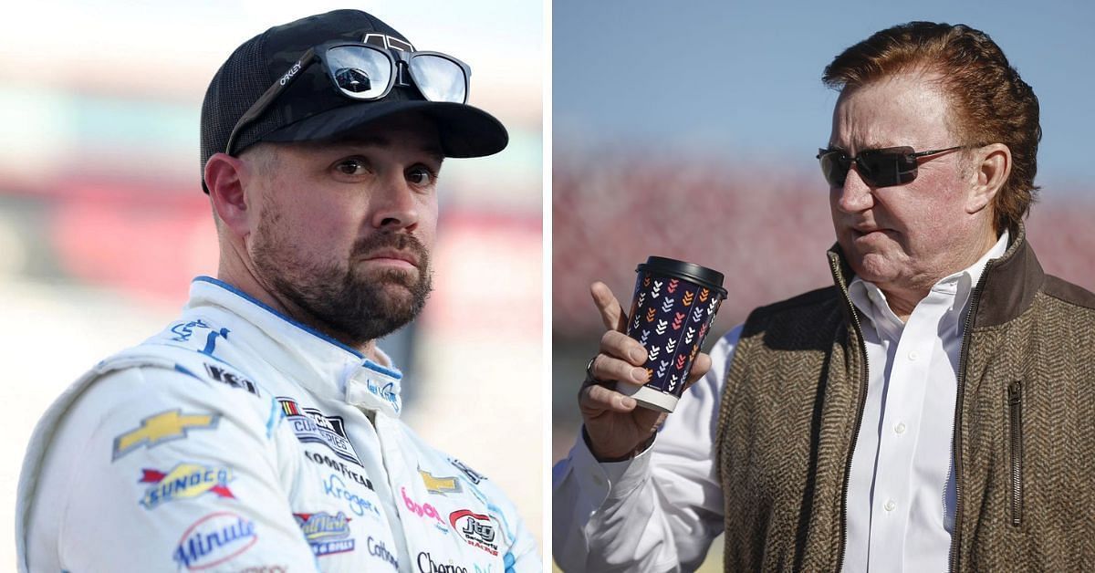 Richard Childress (L) warned Ricky Stenhouse Jr. (R) to not wreck his car again (Image: Getty)