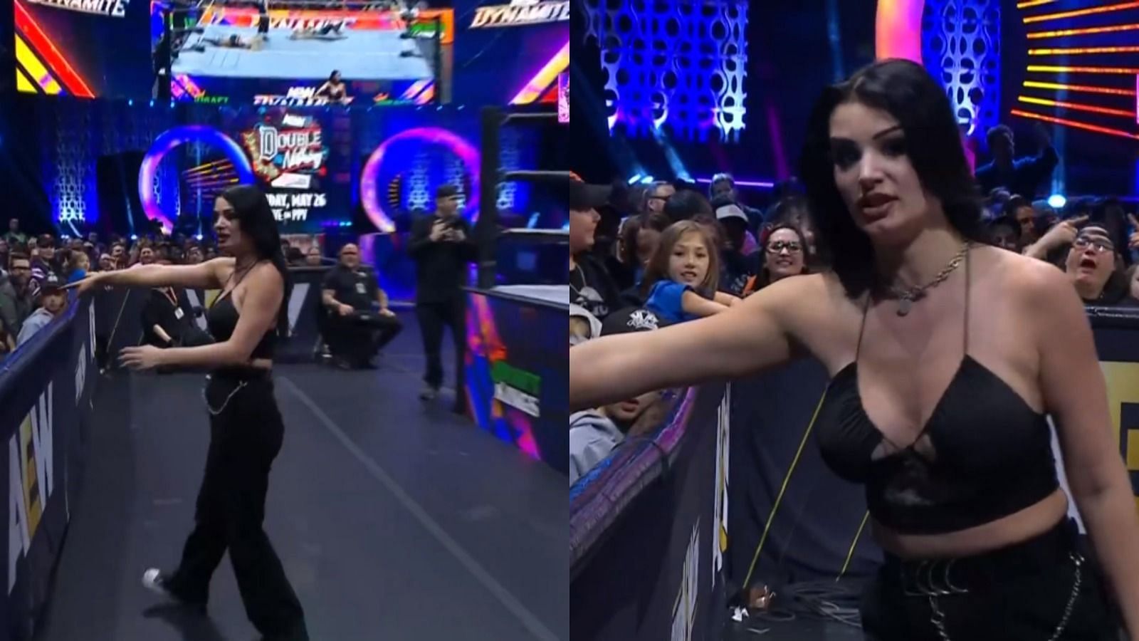 Saraya at Dynamite 05/08 [Photo taken from AEW live]