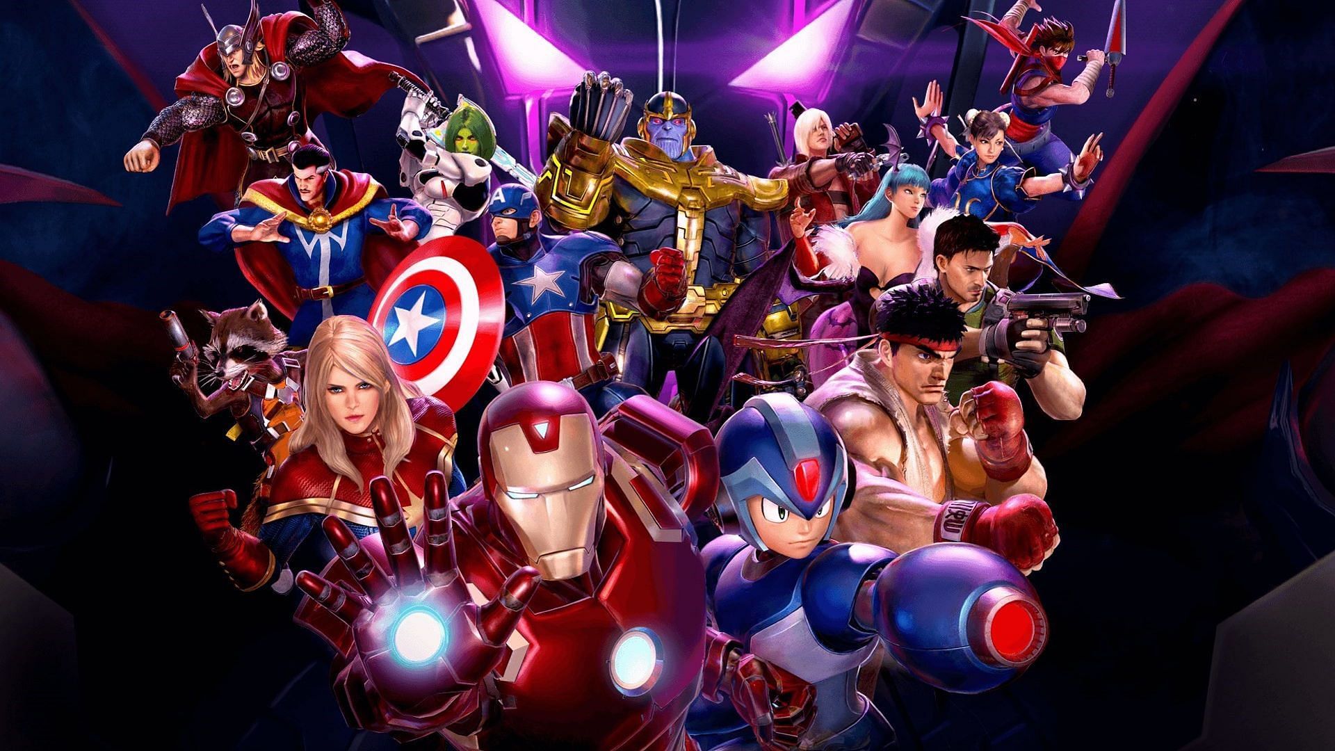 Marvel vs. Capcom was fun to play with friends (Image via Capcom)