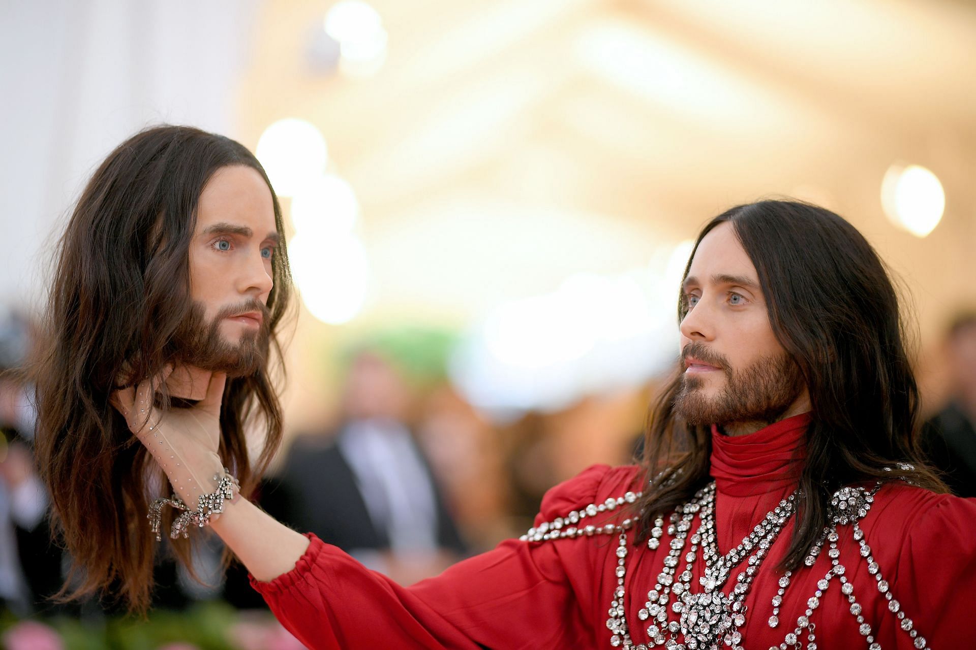 Jared Leto at The 2019 Met Gala Celebrating Camp: Notes on Fashion (Image via Getty)