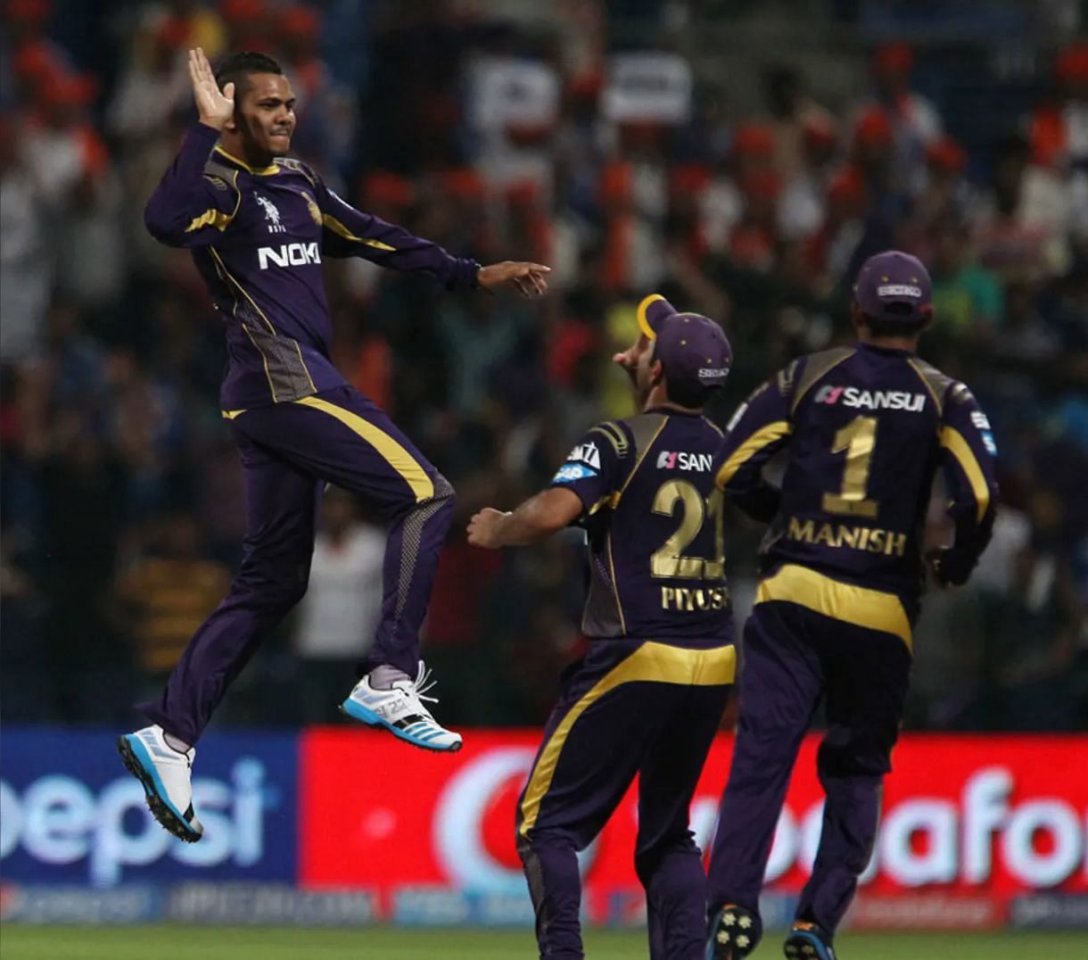Who says Sunil Narine doesn't celebrate enough?