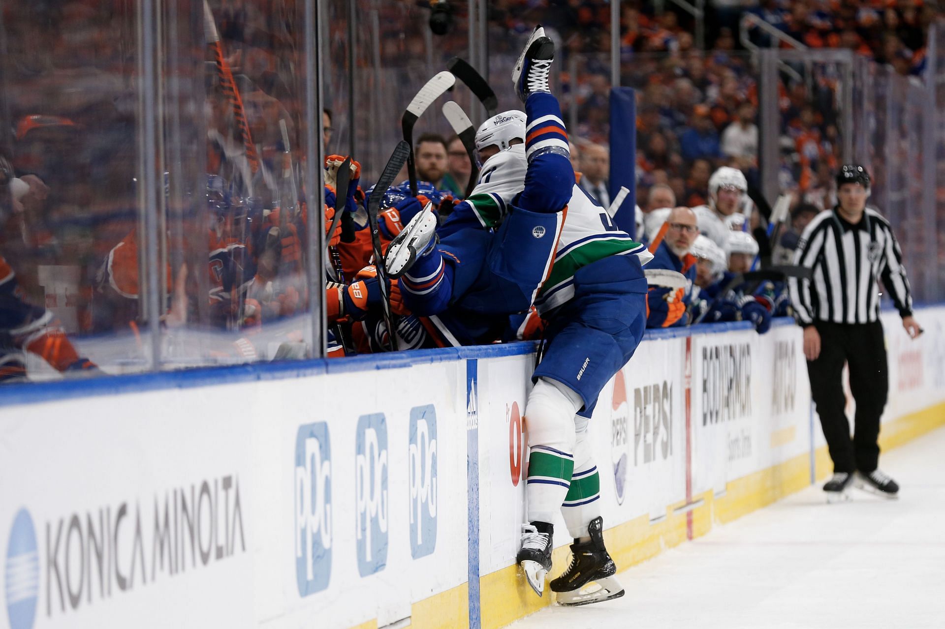 Vancouver Canucks v Edmonton Oilers - Game Three