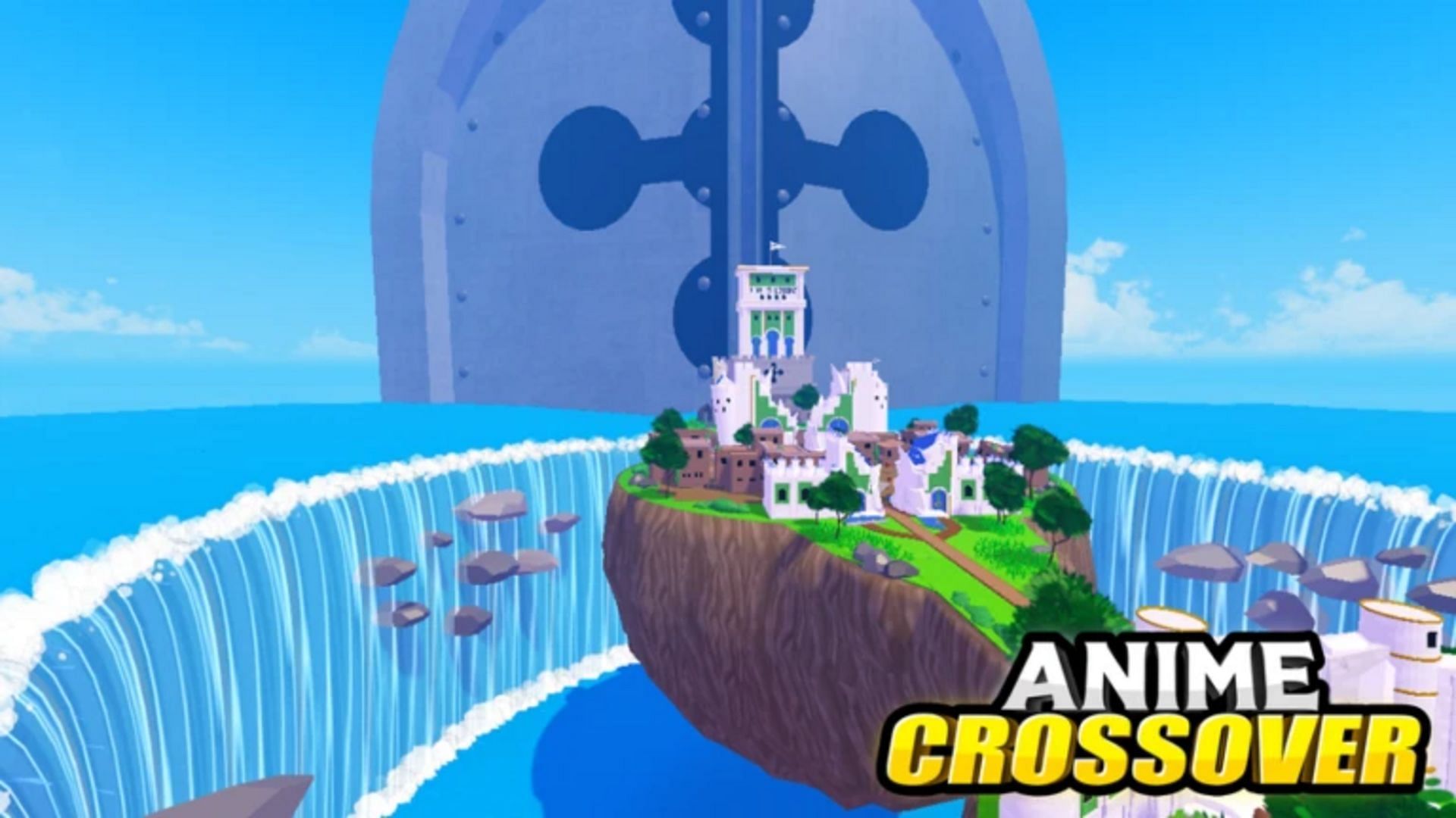 Official cover for Anime Crossover Defense (Image via Roblox)