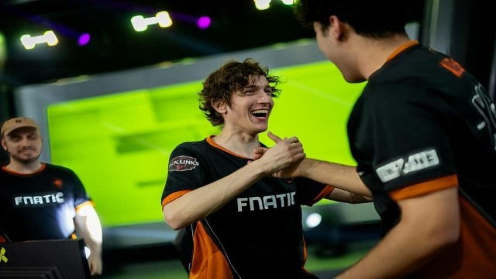 FNC Boaster celebrating a win (Image via X/@@FNATIC)