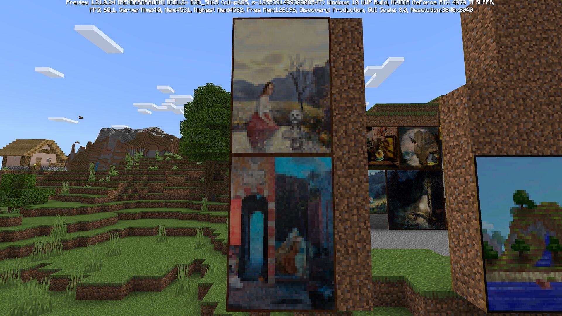 3x4 is an odd shape, but these paintings are worth making room for (Image via Mojang)