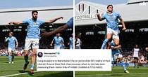 “Manchester City players need to be drug tested” - Fans react as City move closer to Premier League title with 4-0 win over Fulham