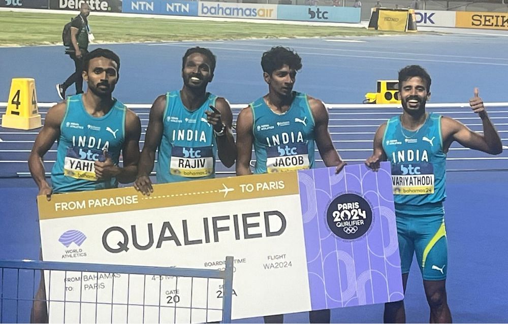 [Watch] India men's 4x400m relay team earns Paris Olympics quota in