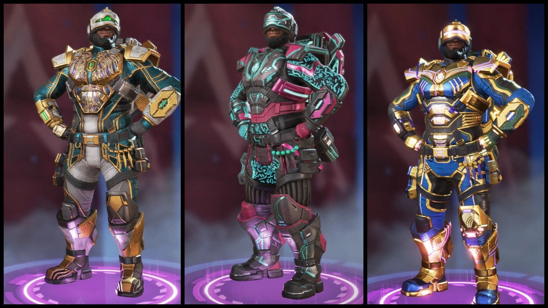 All Epic Newcastle skins in Apex Legends (Image via Electronic Arts)
