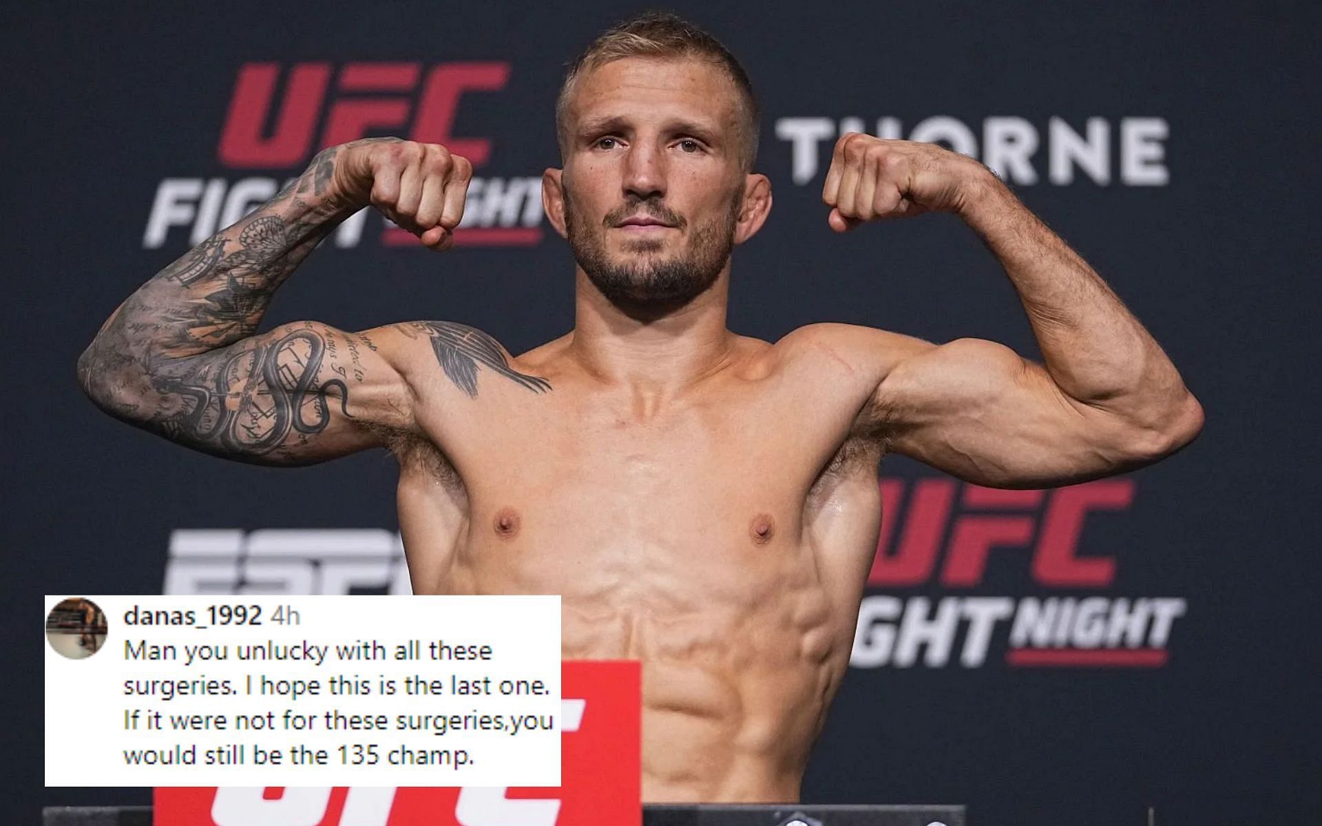 Fans react to T.J Dillashaw