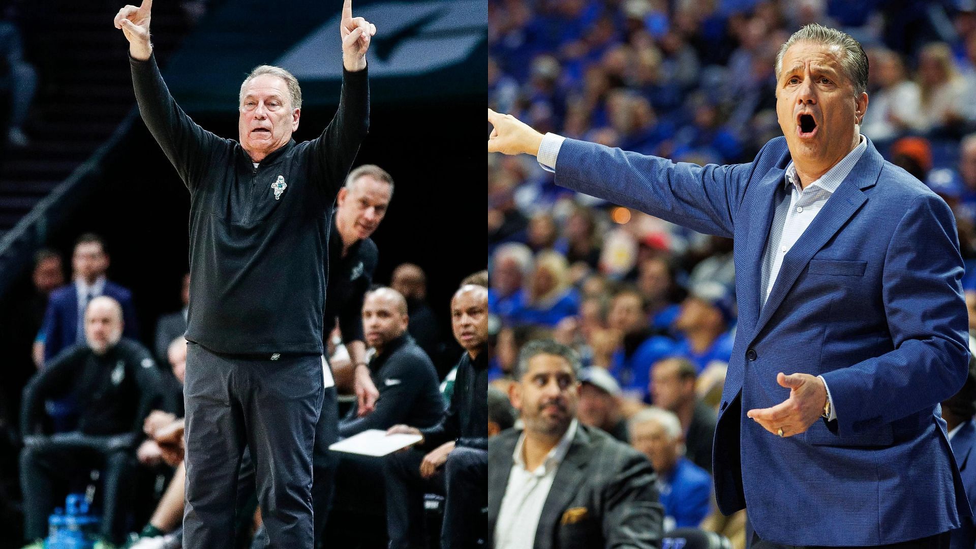 Tom Izzo and John Calipari are among the highest paid coaches in college basketball 