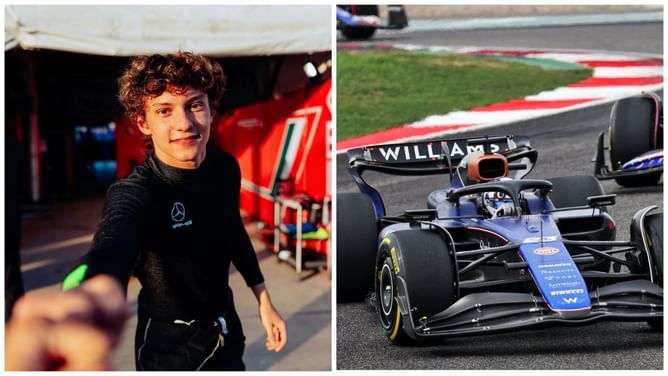 WATCH: Kimi Antonelli's Williams move accidentally announced by F4 commentator during the race at Misano