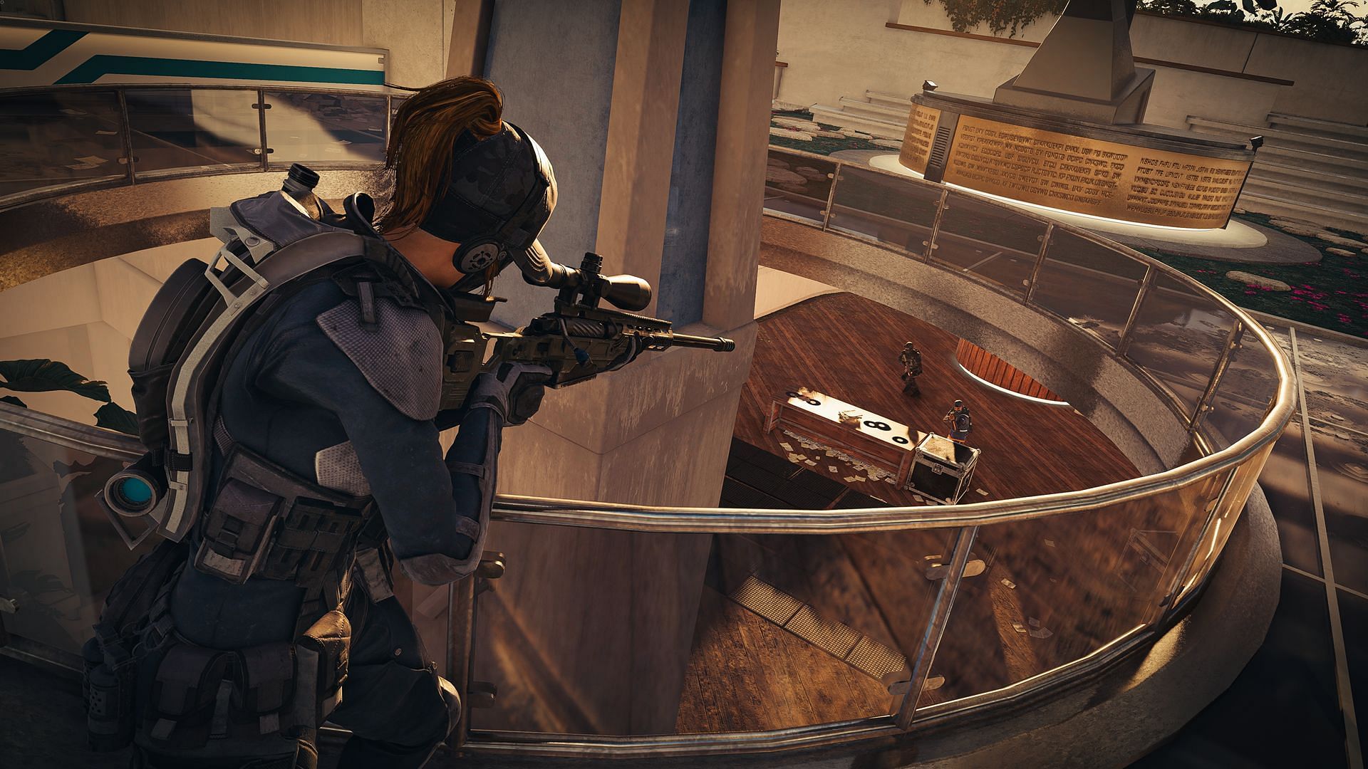 A player using a Sniper Rifle to shoot their enemy in the XDefiant Double Weapon XP event 