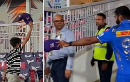 [Watch] Jasprit Bumrah gifts his Purple Cap to young fan after LSG vs MI match of IPL 2024