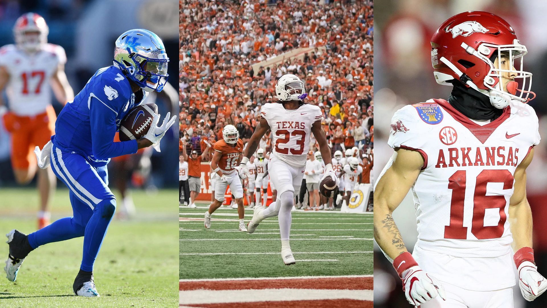 Barion Brown, Jaydon Blue, and Isaiah Sategna are among the fastest players ahead of the 2024 season
