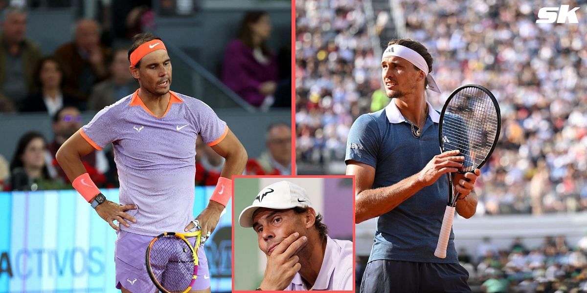 Rafael Nadal voiced his opinion on being drawn against Alexander Zverev in the first round of the 2024 French Open (Source: Getty Images)