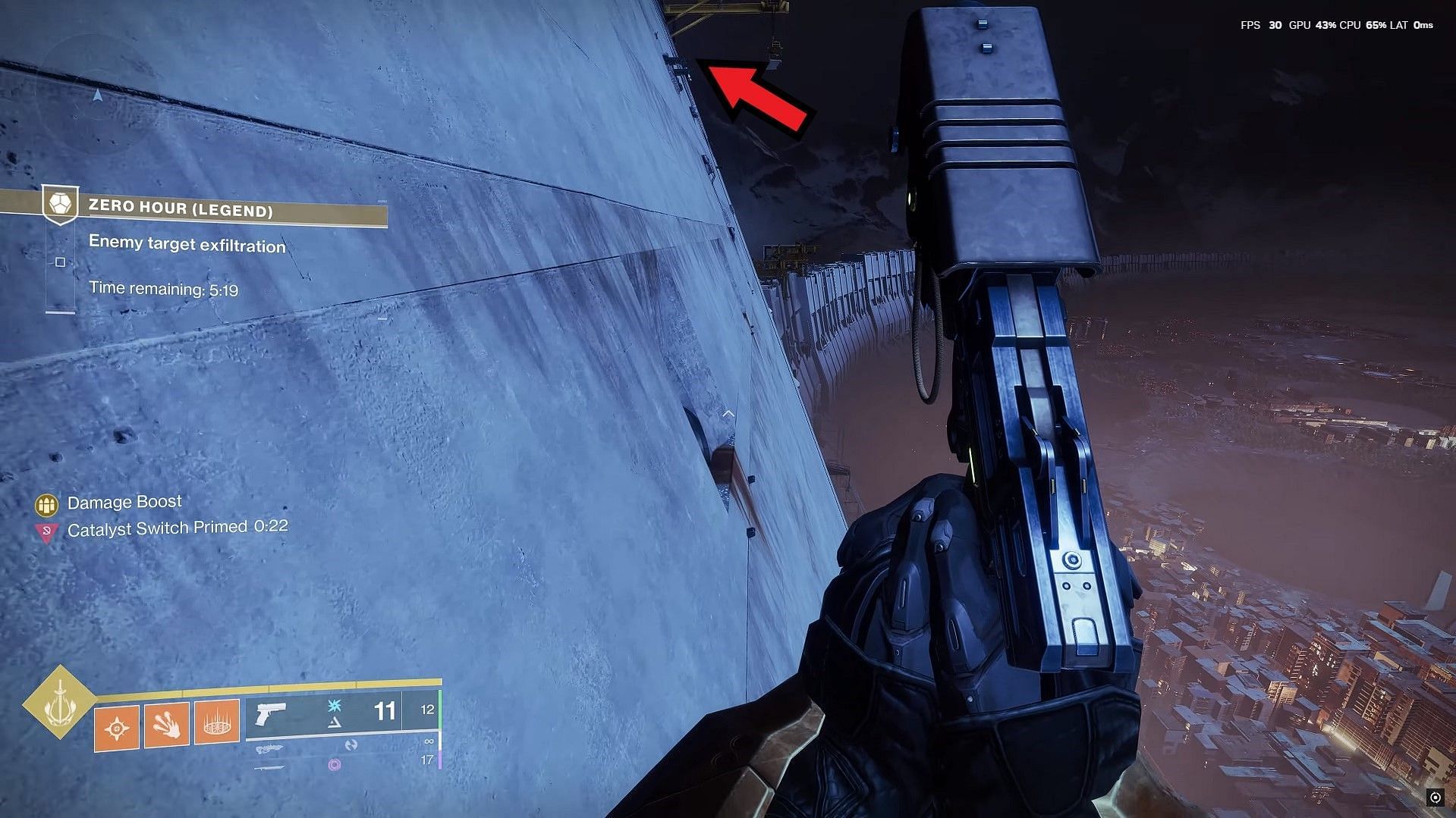 Second switch in the jumping puzzle (Image via Esoterickk) 