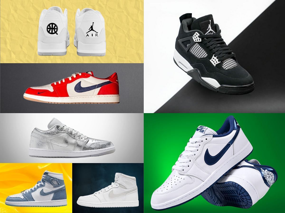 Best white Nike Air Jordan sneakers of 2024 (Image via Sportskeeda)
