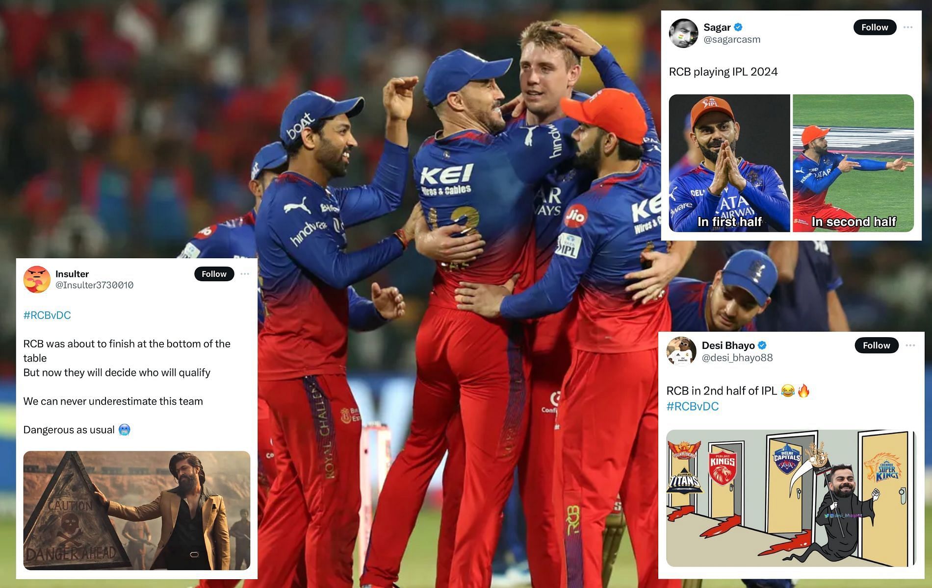 RCB climbed to the fifth spot in IPL 2024 points table.